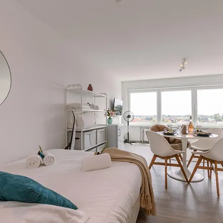 Moderne Lichtrijke Studio Vlakbij Strand En Casino Middelkerke Extérieur photo
